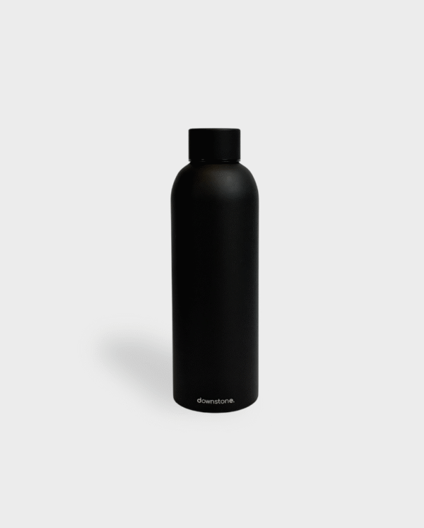 Black - Rubber skin bottle | 500ml