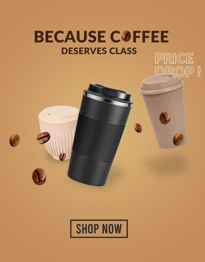Brown Premium Coffee Facebook Ad
