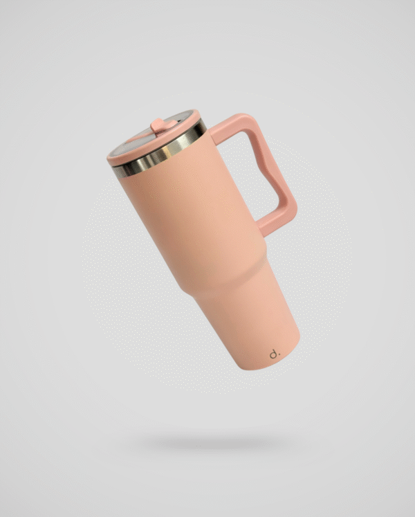 QuenchMax – 1200ml | Flip straw – Peach